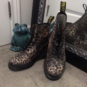 Dr Martens 1460 smooth Cheetah Print